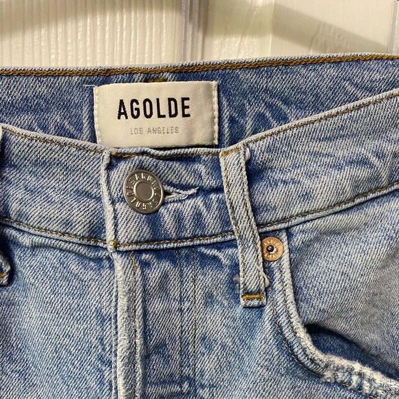 AGOLDE Denim Jeans with Raw Hem, 24 - Picture 3 of 3